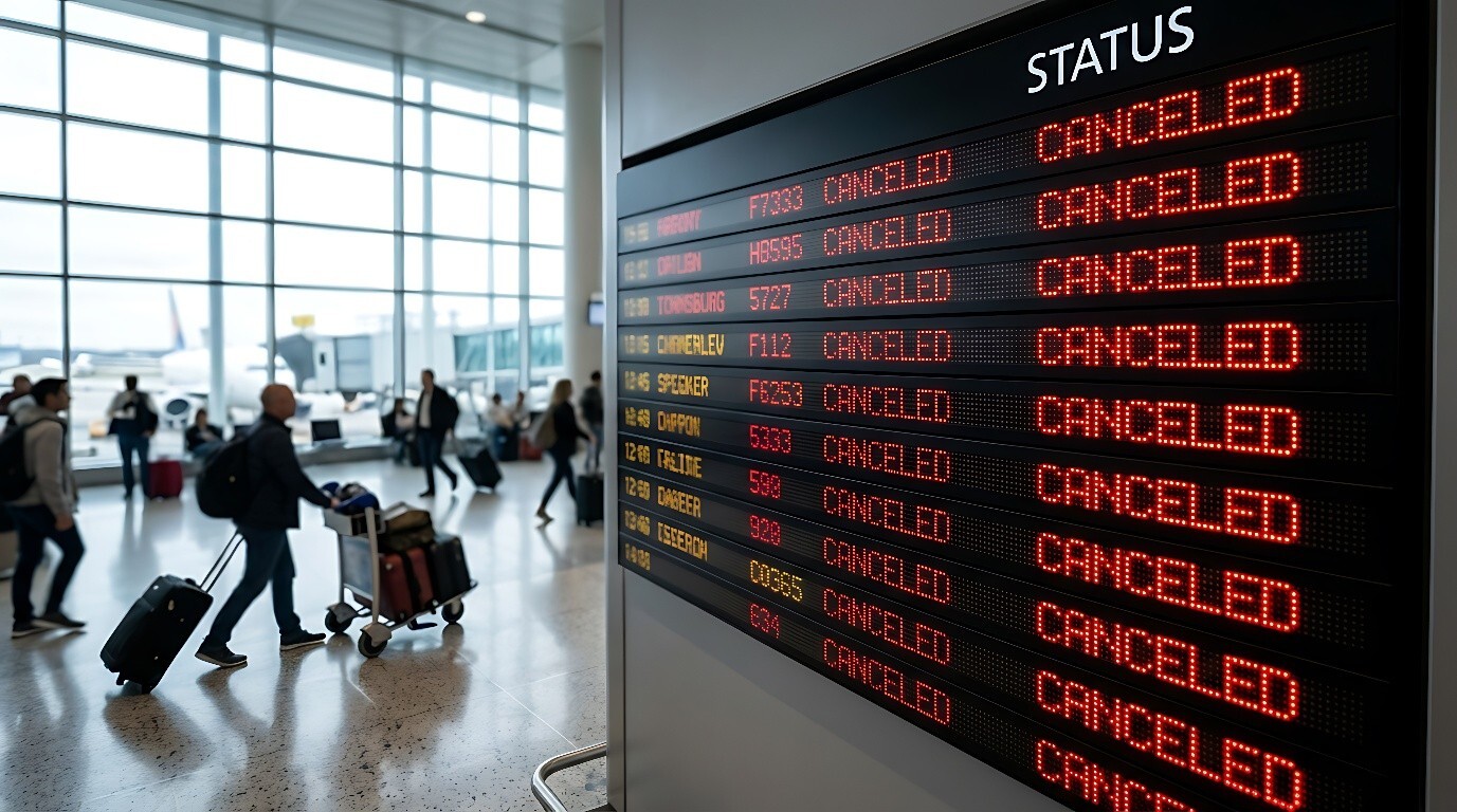 Flight cancelled