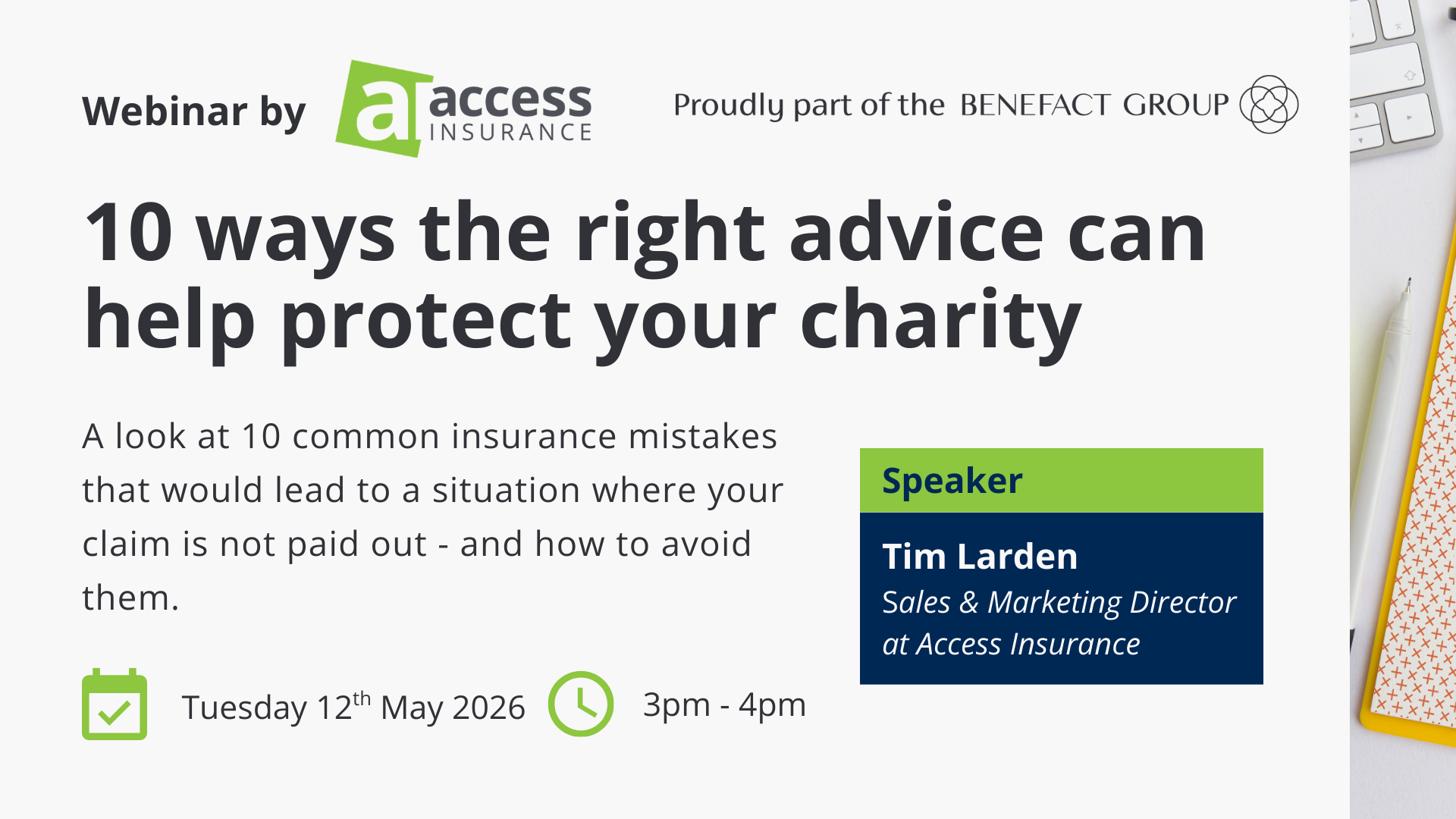 10 ways the right advice can help protect your charity image