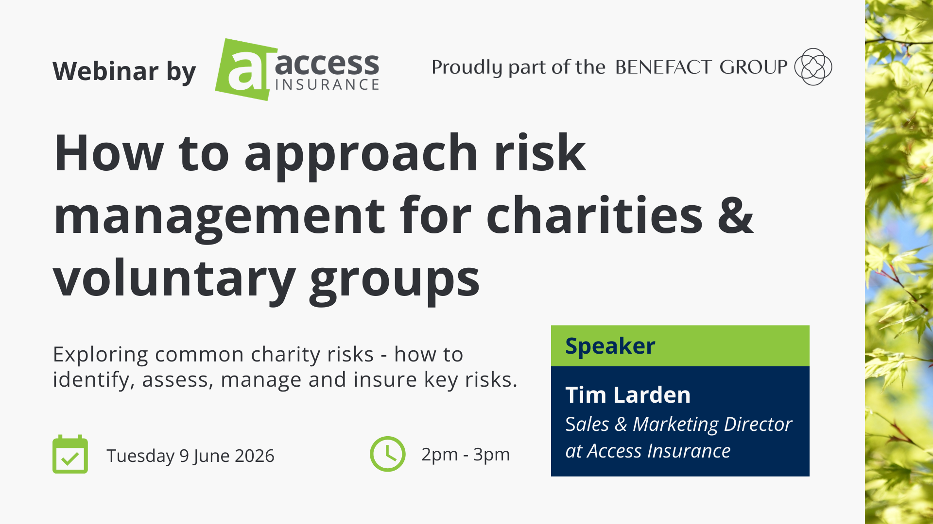 How to approach risk management for charities image