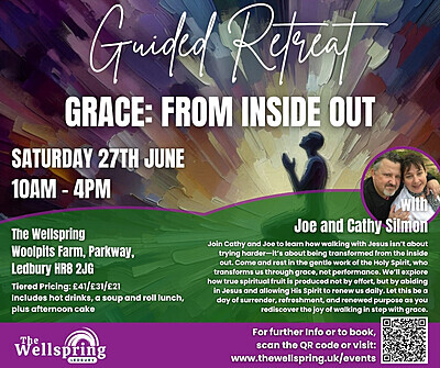 Guided Retreat | Grace: From Inside Out | Joe and Cathy Silmon | 27 Jun 2026 image