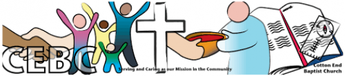 Cotton End Baptist Church, Bedford logo