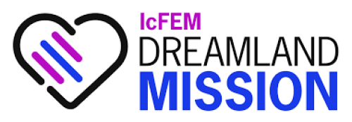 IcFEM (Interchristian Fellowships' Evangelical Mission) logo