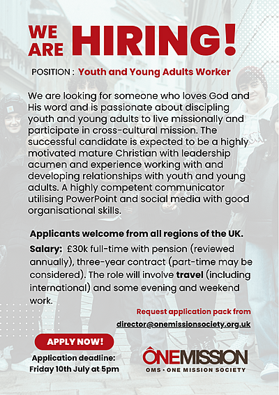 OMS Youth Young Adults Worker